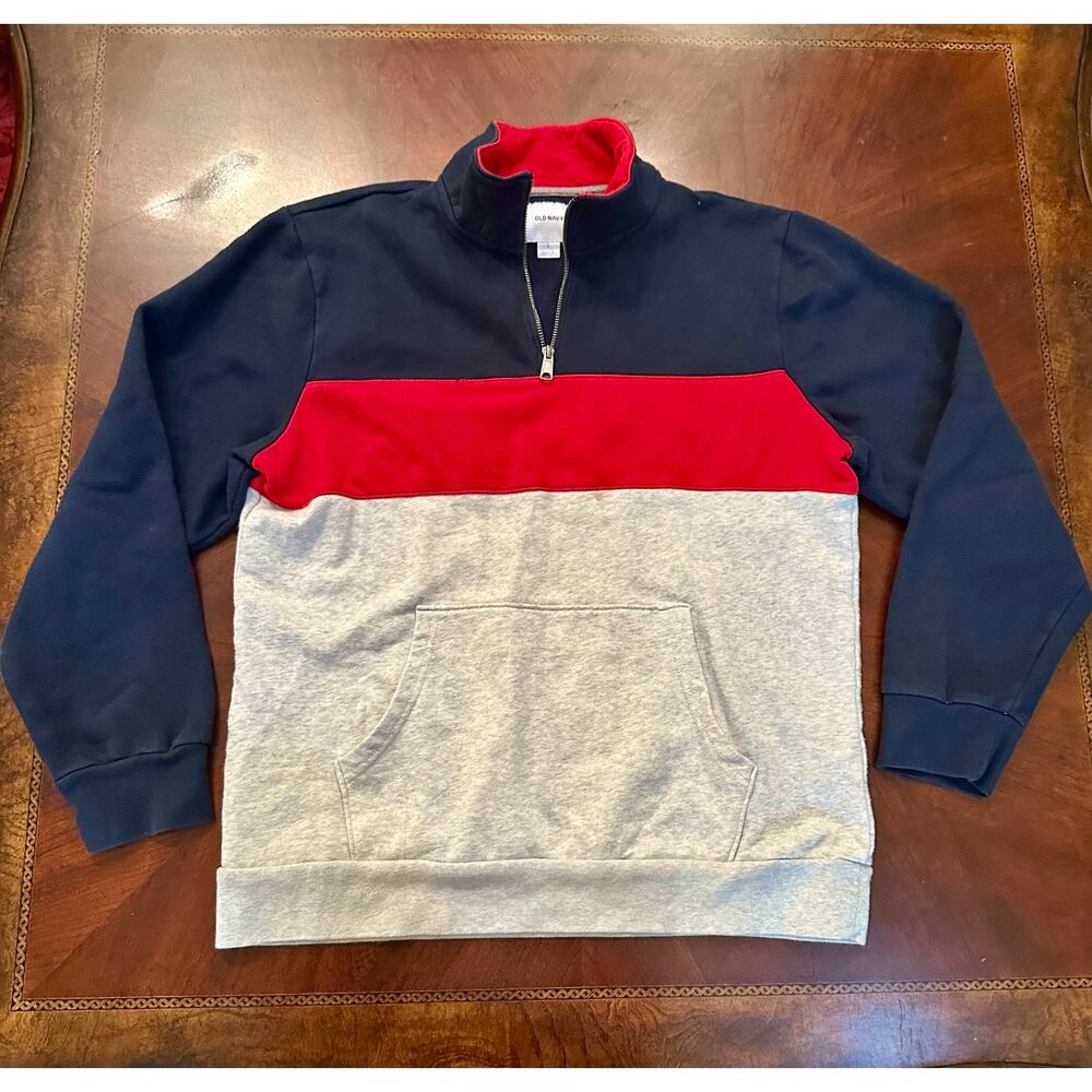 Old Navy Quarter Zip Sweatshirt L